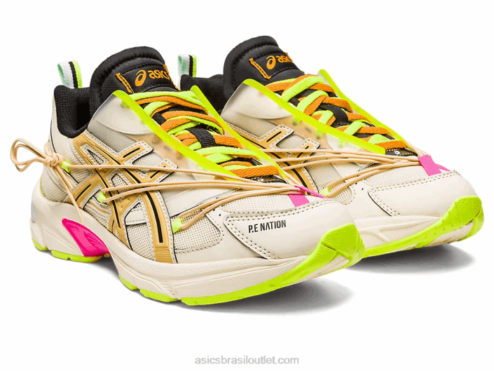 pe nação x gel-1130 462T776 creme/saco de papel Asics