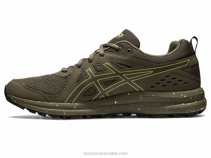 trilha de torrance 462T220 pedra marrom/faísca de limão Asics