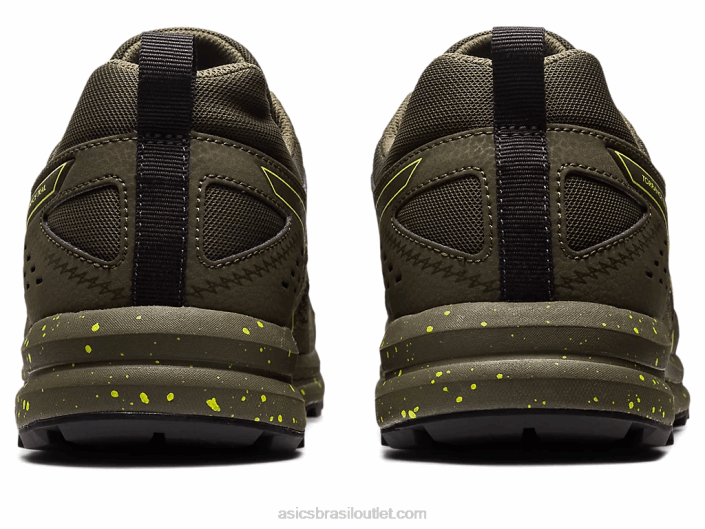 trilha de torrance 462T220 pedra marrom/faísca de limão Asics
