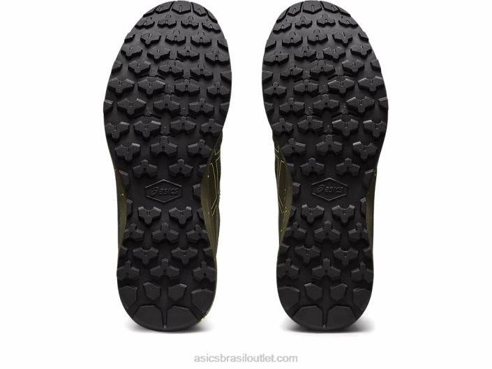 trilha de torrance 462T220 pedra marrom/faísca de limão Asics