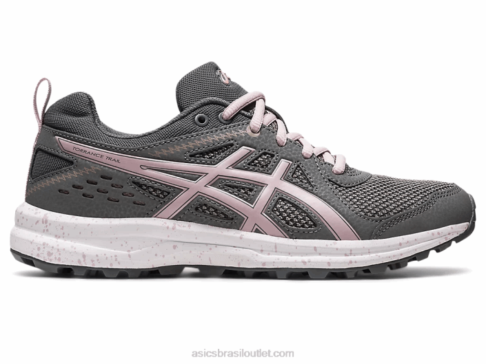 trilha de torrance 462T2288 aço cinza/divisor de águas rosa Asics