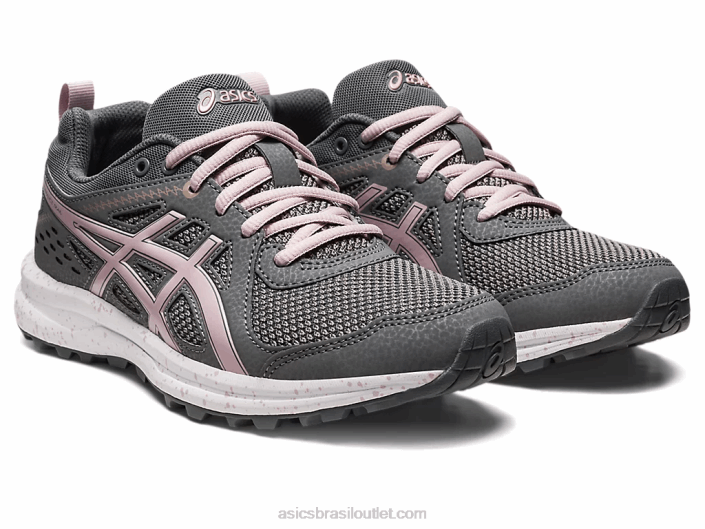 trilha de torrance 462T2288 aço cinza/divisor de águas rosa Asics