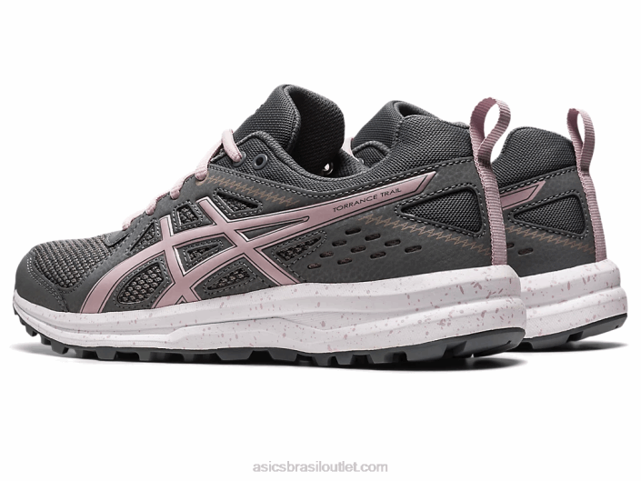 trilha de torrance 462T2288 aço cinza/divisor de águas rosa Asics