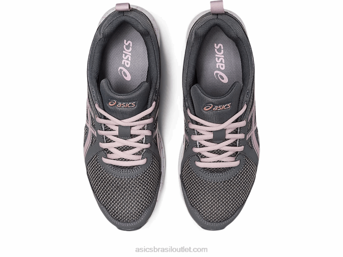 trilha de torrance 462T2288 aço cinza/divisor de águas rosa Asics