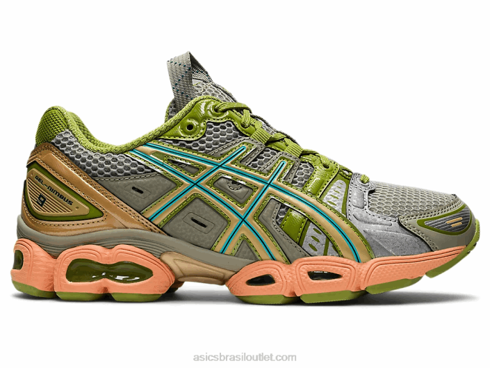 ub3-s gel nimbus 9 462T3197 pedra abadia/champanhe Asics