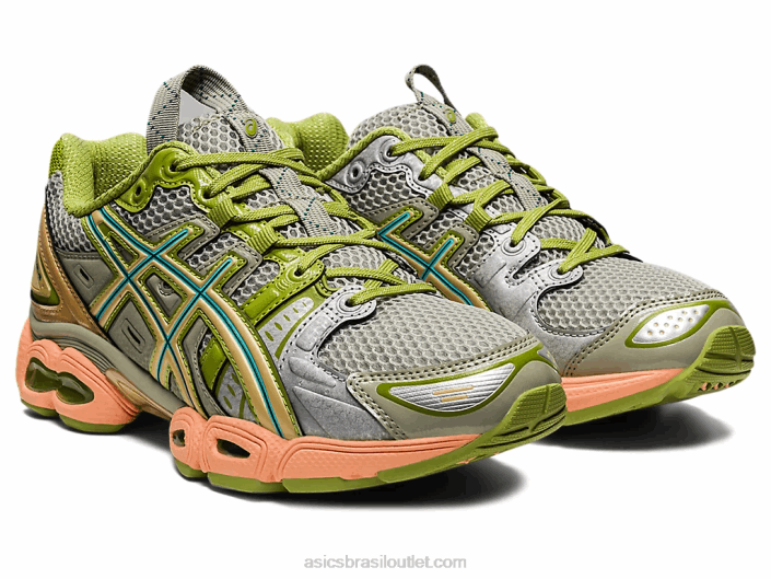 ub3-s gel nimbus 9 462T3197 pedra abadia/champanhe Asics