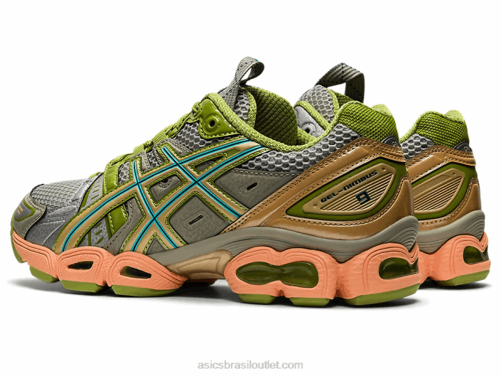 ub3-s gel nimbus 9 462T3197 pedra abadia/champanhe Asics