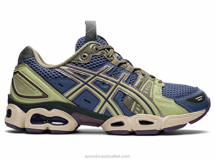 ub3-s gel nimbus 9 462T3198 lavagem de pedra/fiapos Asics