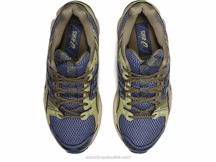ub3-s gel nimbus 9 462T3198 lavagem de pedra/fiapos Asics