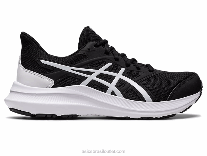 abalo 4 de largura 462T2499 Preto branco Asics
