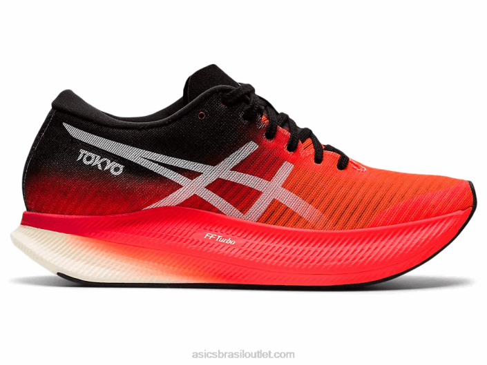 céu de metavelocidade 462T3950 nascer do sol vermelho/branco Asics