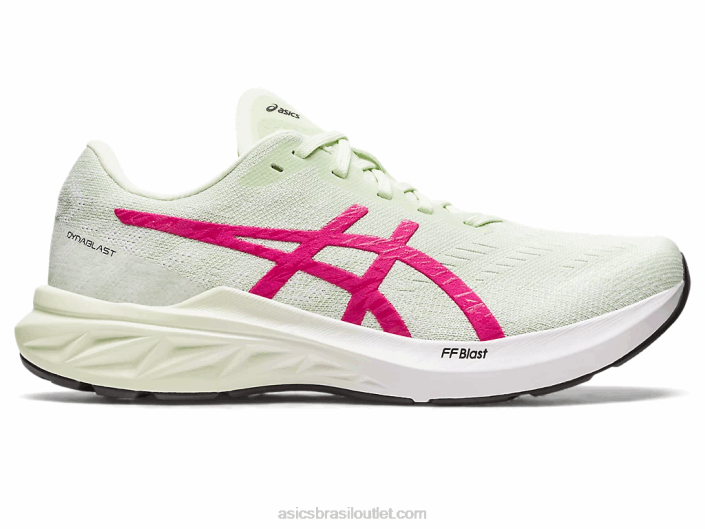dinablast 3 462T2293 sussurro verde/rosa rave Asics