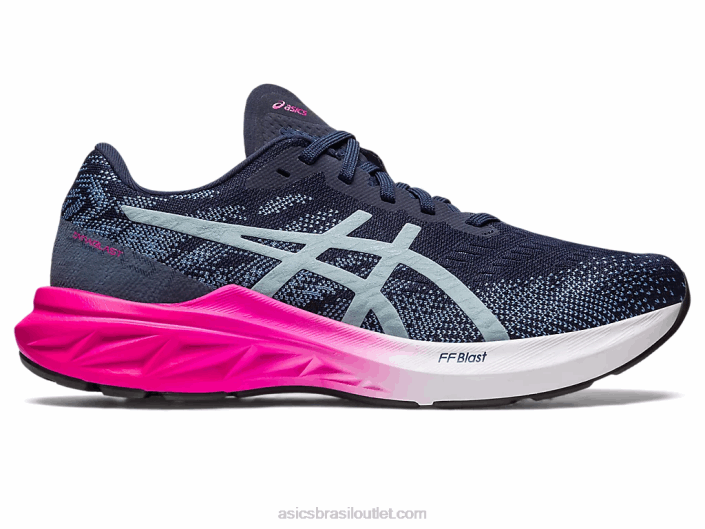 dinablast 3 462T2300 meia-noite/aço leve Asics