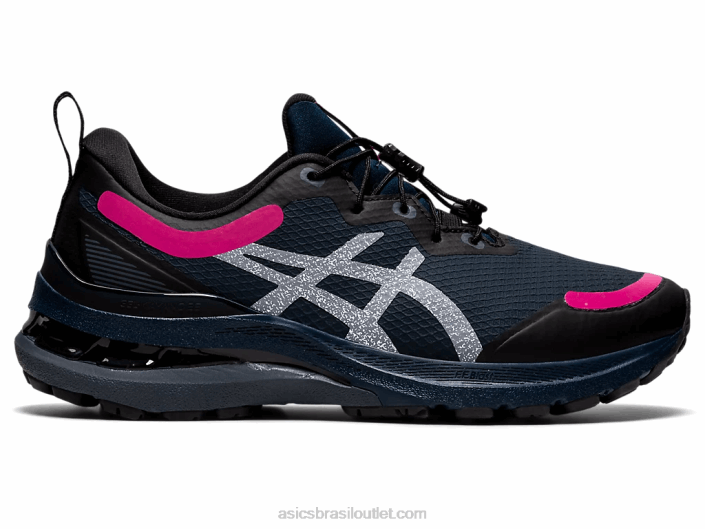 furador gel kayano 28 462T3624 rave francês azul/rosa Asics