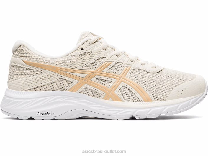 gel contend 6 twist 462T4179 bétula/champanhe Asics