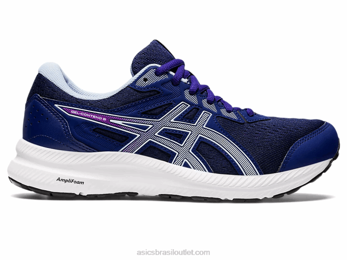 gel contend 8 de largura 462T2597 mergulhar céu azul/suave Asics