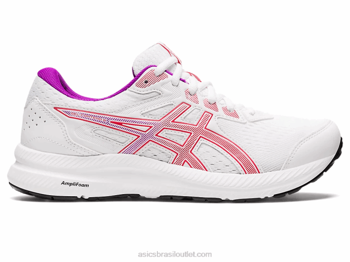gel-contenda 8 462T2657 alerta branco/vermelho Asics