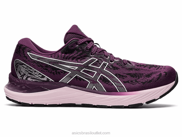 gel-cumulus 23 462T3551 ameixa profunda/prata pura Asics