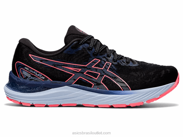 gel-cumulus 23 462T3886 coral preto/brilhante Asics