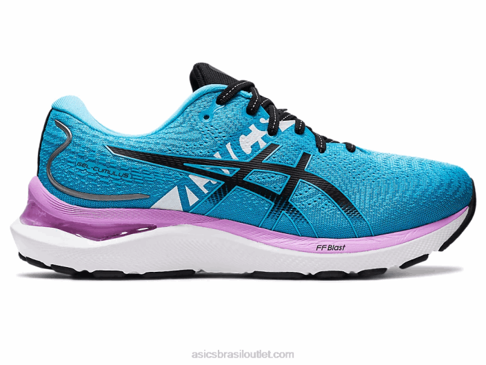 gel-cumulus 24 ekiden 462T2733 aquário/preto Asics