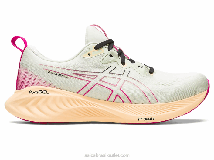 gel-cumulus 25 462T2135 sussurro verde/rosa rave Asics