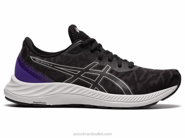gel-excite 8 462T2674 preto/cinza ostra Asics