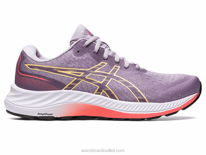 gel-excite 9 462T2418 quartzo violeta/laranja claro Asics