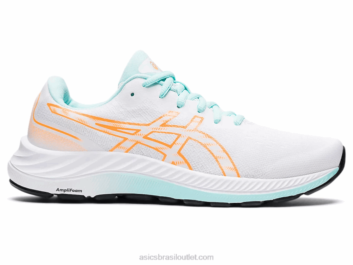 gel-excite 9 462T3243 pop branco/laranja Asics