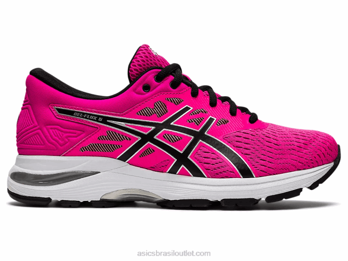 gel-flux 5 462T2664 rosa brilhante/preto Asics