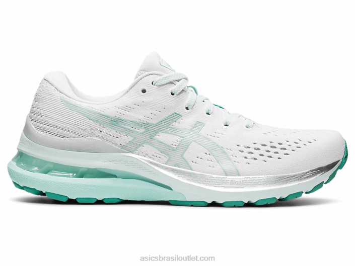 gel-kayano 28 462T3538 branco/verde oásis Asics