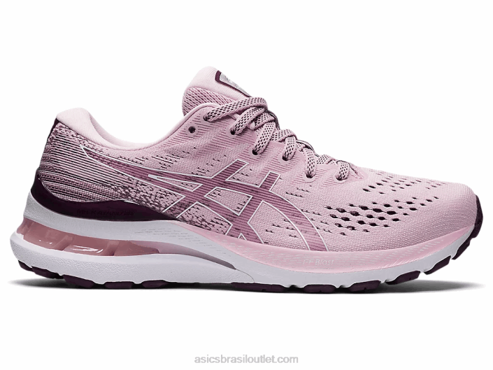 gel-kayano 28 462T3539 quase rosa/branco Asics