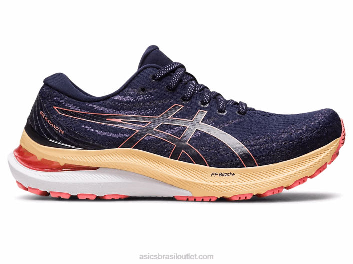 gel-kayano 29 462T2400 meia-noite/mamão Asics