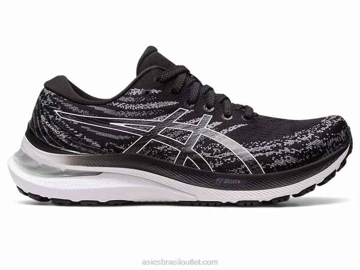 gel-kayano 29 estreito 462T2653 Preto branco Asics