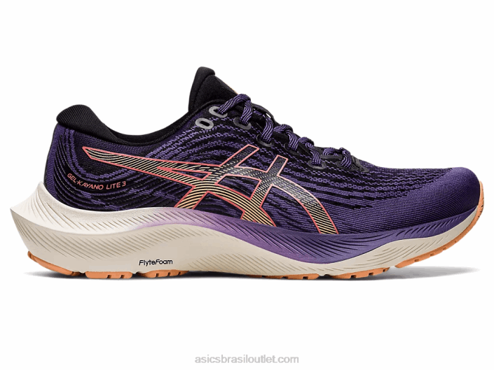 gel kayano lite 3 462T2619 duna roxa empoeirada/de verão Asics