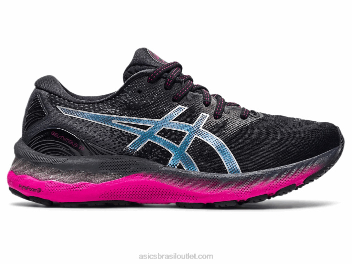 gel nimbus 23 462T3874 preto/prata pura Asics