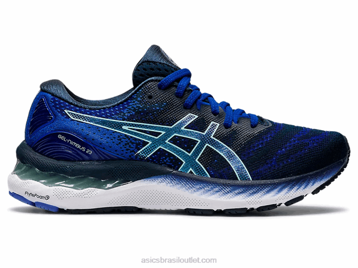 gel nimbus 23 462T3899 azul francês/gelo fresco Asics