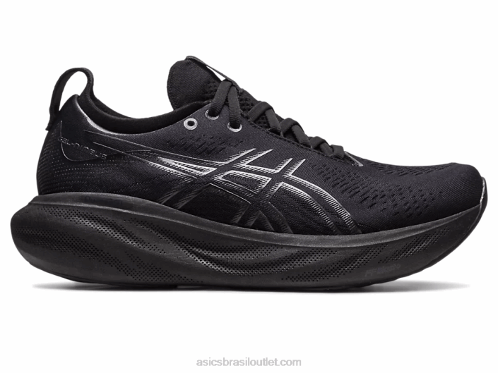 gel nimbus 25 462T2368 preto/cinza grafite Asics