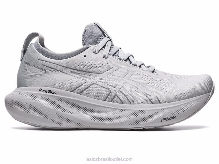 gel nimbus 25 462T2369 piemonte cinza/rocha de folha Asics