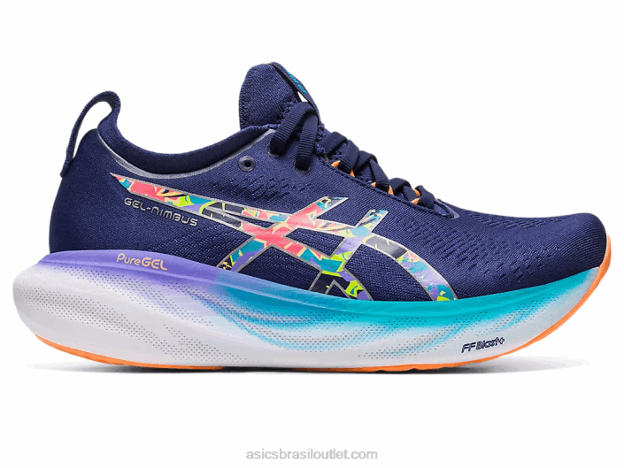 gel nimbus 25 lite show 462T2374 raspas de limão/lite show Asics