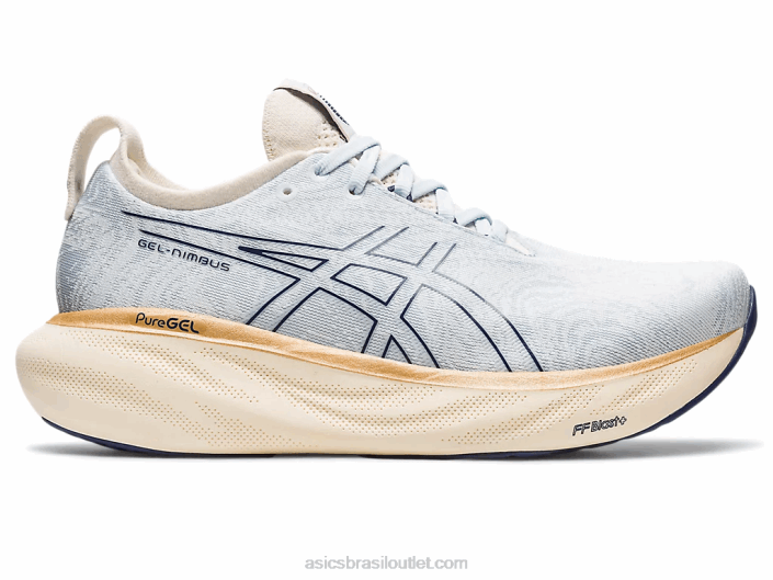 gel nimbus 25 nagino 462T2139 céu/creme Asics