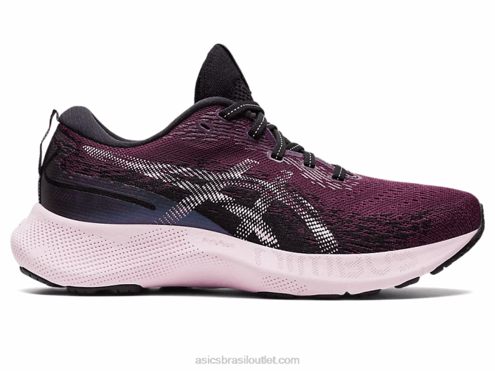 gel nimbus lite 3 462T3571 ameixa profunda/mal rosa Asics
