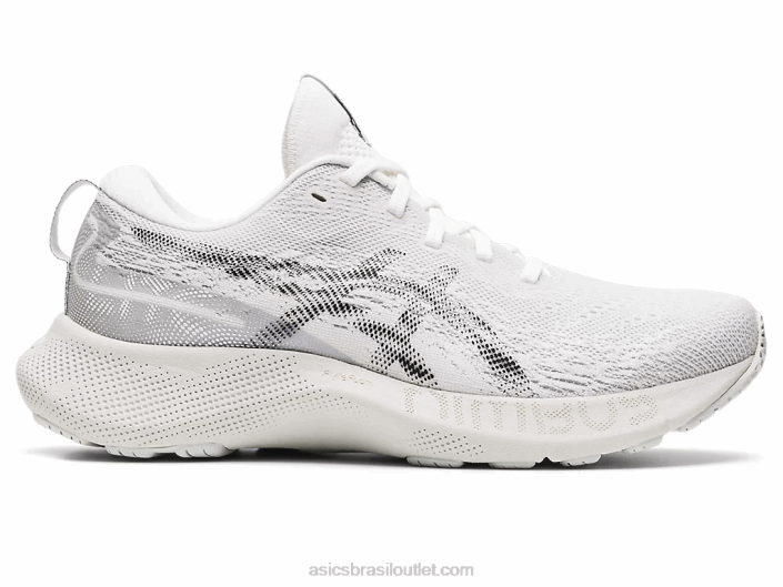 gel nimbus lite 3 462T3579 Branco preto Asics