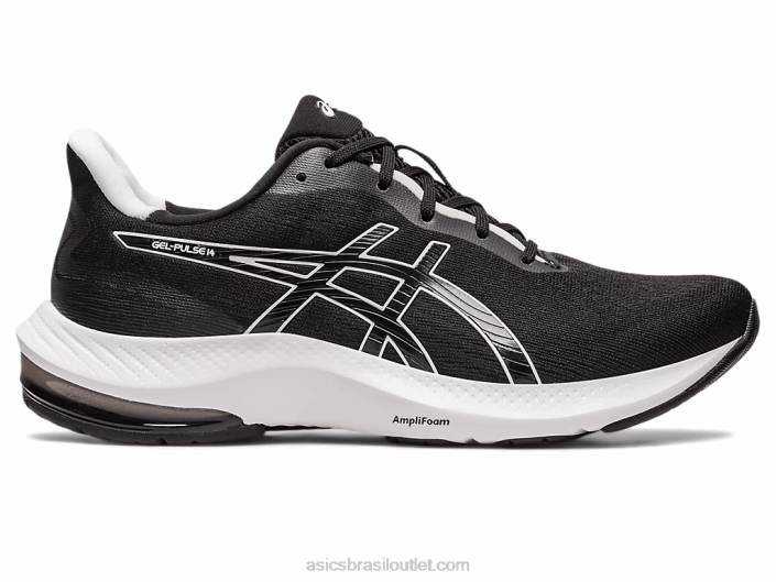 gel-pulse 14 de largura 462T2466 Preto branco Asics
