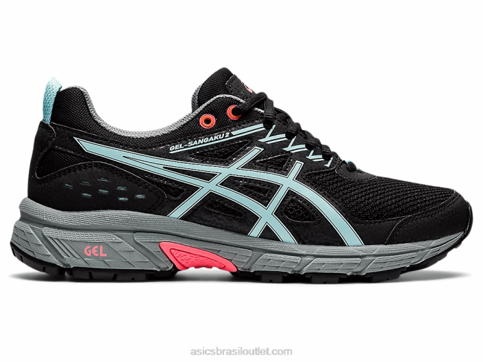 gel-sangaku 2 462T2601 preto/azul claro Asics