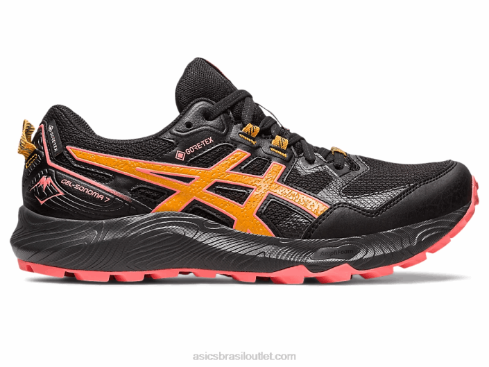gel-sonoma 7 gtx 462T2343 preto/tempestade de areia Asics
