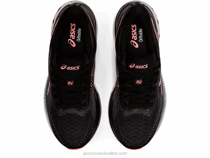 gel-superion 5 462T2606 coral preto/brilhante Asics