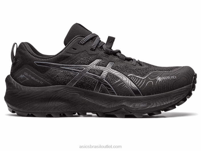 gel trabuco 11 gtx 462T2195 preto/cinza portador Asics