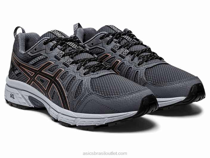 gel-venture 7 462T4175 cinza grafite/ouro rosa Asics