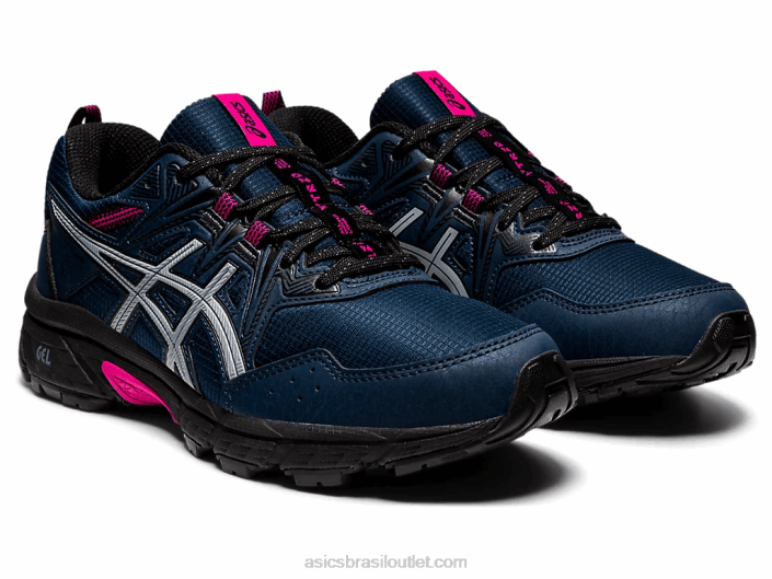 gel-venture 8 furador 462T3634 rave francês azul/rosa Asics
