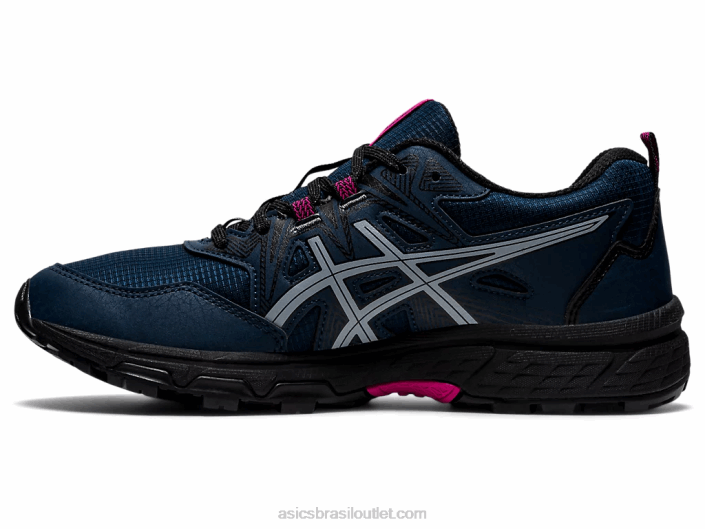 gel-venture 8 furador 462T3634 rave francês azul/rosa Asics